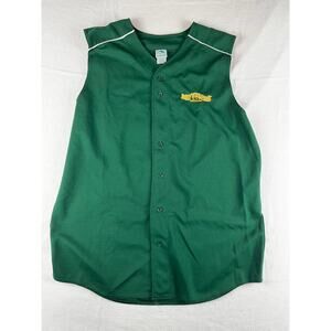 Mens Augusta Beef O Bradys Work Vest Xl Green Good Condition